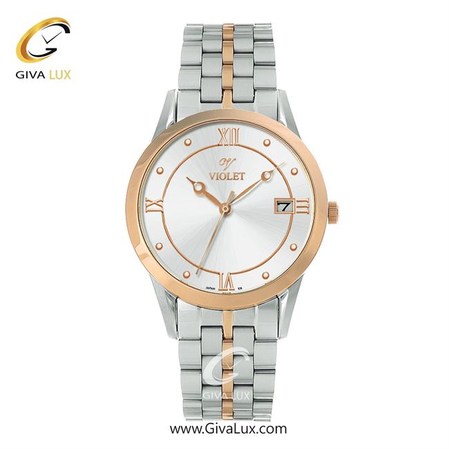 ساعت مچی اورجینال مردانه ویولت VIOLET رزگلد-نقره ای | نقره ای-رزگلد| نقره ای| کد رفرنس 0578/2